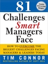 81 Challenges Smart Managers Face